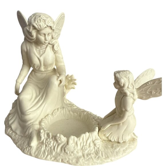 PartyLite Ariana’s Garden Fairy Votive Holder Mother Daughter Angel Figurine - Picture 2 of 10